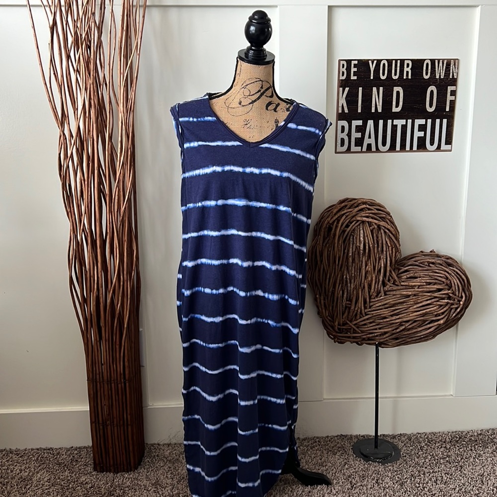 Sonoma Striped Sleeveless Nightgown